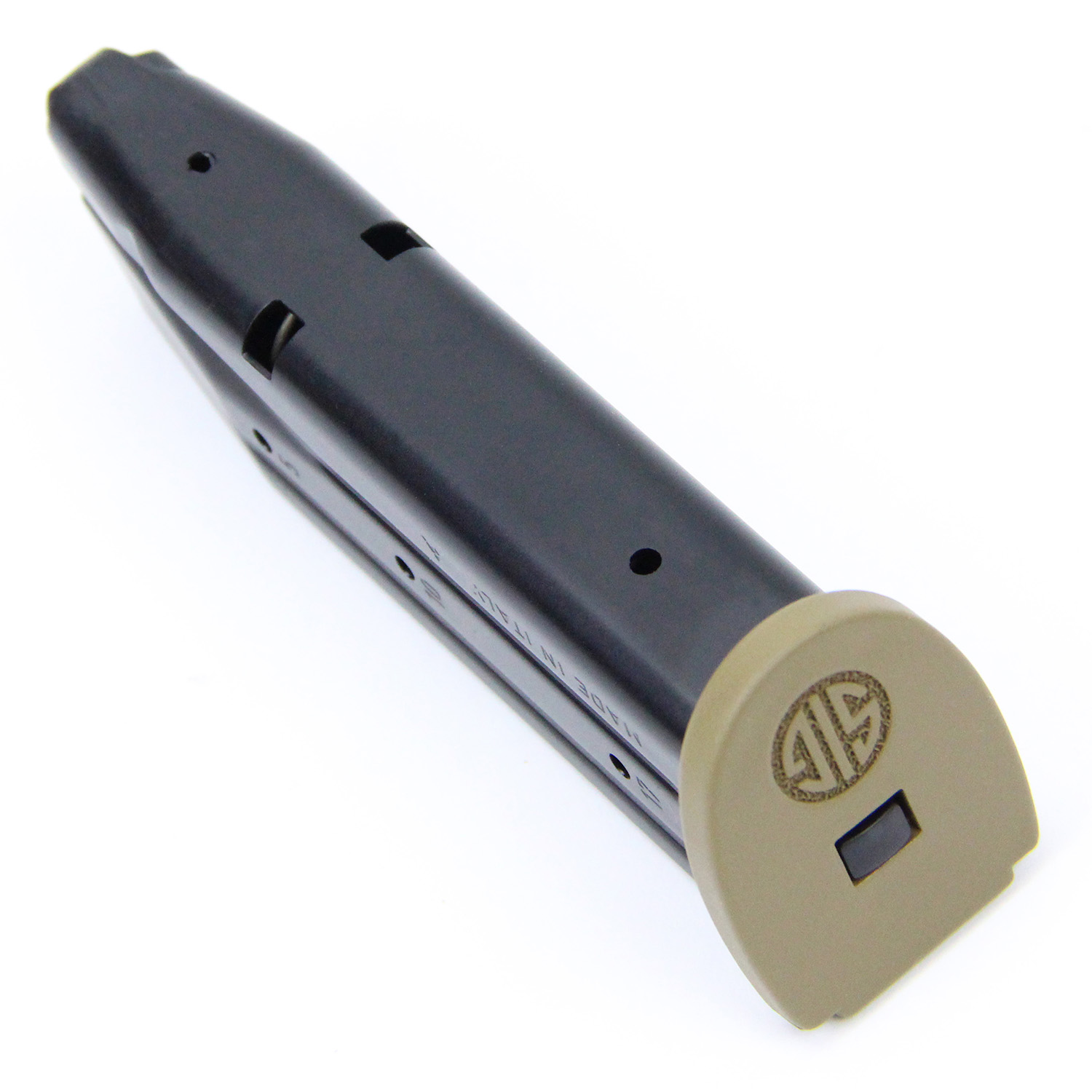 SIG SAUER P320 17-round FDE Mag for M17 and M18 - Blk Follower