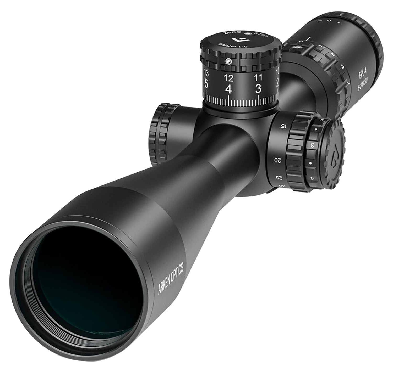 Arken Optics EPL-4 6-24X50 FFP MIL VPR with Zero Stop - 30mm (image for) Arken Optics EPL-4 6-24X50 FFP MIL VPR with Zero Stop - 30mm